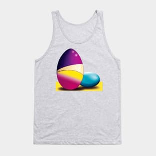 Easter eggs digital art (MD23Etr003) Tank Top